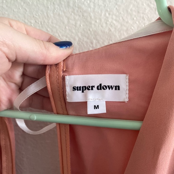 Pink superdown jumpsuit off REVOLVE - Picture 2 of 3